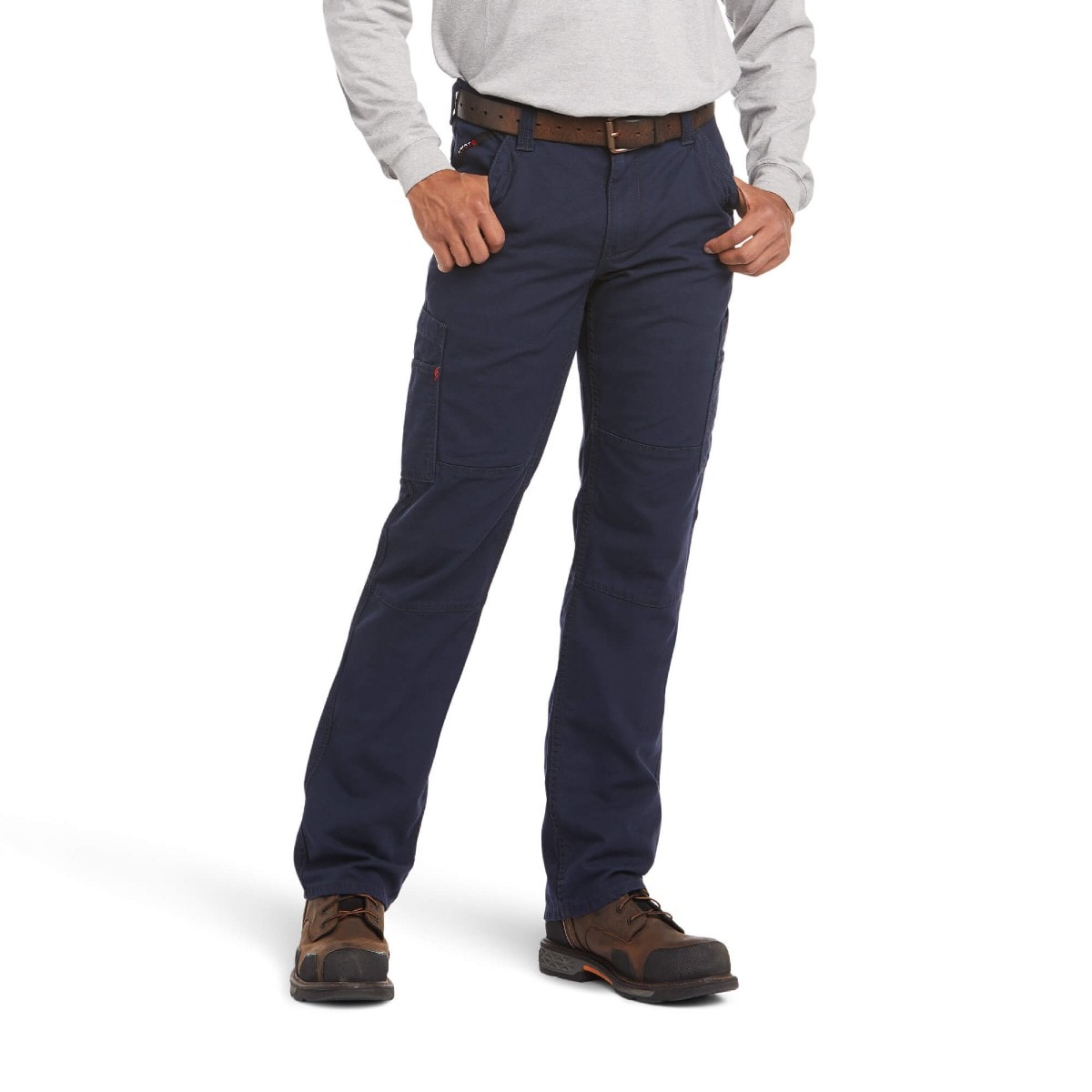 Ariat FR M5 DuraLight Canvas Straight Leg Navy Pant